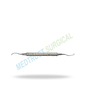 Cureta Felina Gracey Mini 11 15 con Mango XL, Cureta Periodontal Dental Veterinaria, Instrumento de Acero Inoxidable - Product Image 3