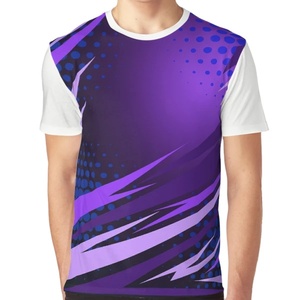 Camisetas de sublimación impresas personalizadas para hombres de calidad superior transpirables y OEM al por mayor personalizables con patrón sólido - Product Image 6