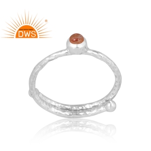 Dernière vente 925 argent Sterling naturel soleils pierre bague en pierres précieuses bijoux personnalisés pour les femmes cadeau pour elle - Product Image 1