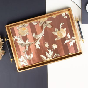 Bandeja Metálica Ovalada de Diseño Elegante y Buena Calidad con Dos Asas Laterales para Servir en Hoteles y Restaurantes, con Acabado Plateado - Product Image 3