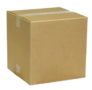 Квадратная коричневая Гофрированная коробка для подарков и предметов для помощи и обслуживания в проектировании посуды