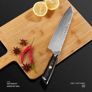 Cuchillo de Cocina Japonés Hecho a Mano de Acero de Damasco de 8 Pulgadas, Vg10, 67 Capas - Product Image 6