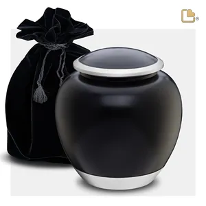 Urna Grande para Mascotas Shadow, Negra y Peltre - Product Image 1
