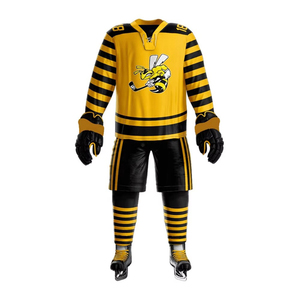 Premium Quality Factory Manufacture Ice Hockey Jersey and <b>Pant</b> Sets Wholesale Price Ice Hockey Uniform - Product Image 2