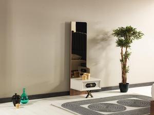 Wezir Wedding 2026 Modelo Juego de dormitorio King Queen Size Cama con espejo Armario de madera Cabecero iluminado Muebles para el hogar Precios de fábrica - Product Image 4