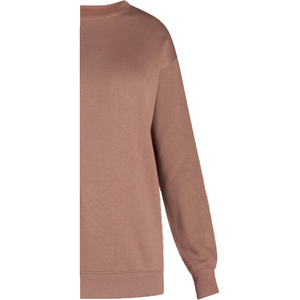 Sweat-shirt d'hiver surdimensionné à col en V pour femme, écologique, coupe-vent, respirant - Polyester/coton polaire, broderie sur le devant - Product Image 5