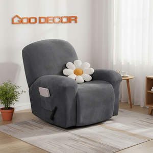 Wholesale Elastic Anti-Slip <b>Recliners</b> <b>Chair</b> <b>Covers</b> Jacquard Custom Sofa Slipcovers From Vietnam Factory Direct <b>For</b> Living Room - Product Image 5