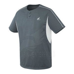 Maillot de baseball unisexe personnalisé blanc et bleu à manches courtes, anti-humidité, imprimé DEFIANCE, nom de l'équipe, 100 % polyester, coupe classique - Product Image 3