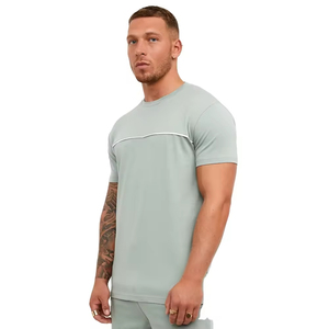 Venta caliente logotipo personalizado compresión transpirable gimnasio Atlético camiseta de secado rápido Deporte Camiseta para hombres - Product Image 4