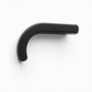 Poignée de porte décorative en aluminium avec corps lisse et bords fins conçue pour les appartements de luxe et l'architecture intérieure raffinée - Product Image 2