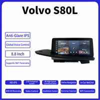 Radio Mobil Android 8.8 Inch CarPlay Android Auto Navigasi 360 Panoramic All in One Head Unit untuk Volvo S80 2009-2011