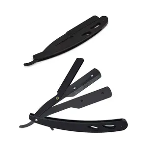 Cómoda sensación de mano, diseño de mango clásico, peluquería profesional, uso de maquinilla de afeitar de seguridad para hombre - Product Image 5