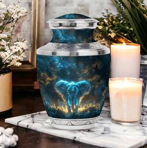 Éléphant Urnes Pour Cendres De Crémation Moderne Humain Mini Souvenir Décoratif Pour Cendres Infantile Faune Urne Animal - Product Image 5
