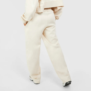 ใหม่ล่าสุดกางเกงผู้หญิงผ้าคอตตอน100% 2025โลโก้เฮฟวีเวตสีทึบกางเกงขายาวสตรีทรงบานออกแบบได้ตามที่ต้องการ - Product Image 2