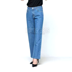 Pantalones Vaqueros de Invierno para Mujer, Último Diseño, Nuevo Estilo, Precio Económico, Tendencia, Casual, Transpirable, Ecológico, 100% Algodón - Product Image 2