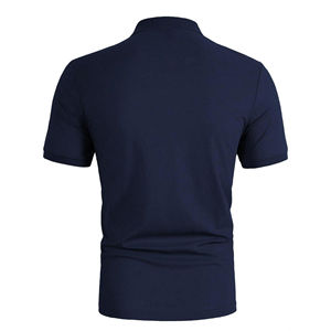 Polos de hombre de bajo costo hechos en fábrica hechos de algodón 100% Premium con diseños personalizados Polos en colores contrastantes - Product Image 6