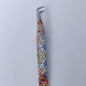 1ชิ้นแหนบขนตาสแตนเลสมืออาชีพสำหรับการต่อขนตาแหนบโค้งตรงเครื่องมือแต่งหน้าแหนบขนตา - Product Image 3