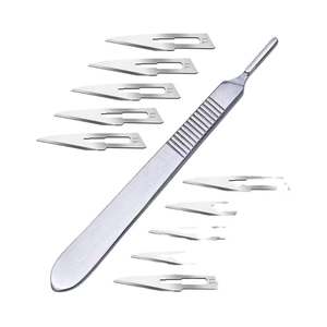 Customizable Class I Surgical Instruments Basis <b>Scalpel</b> Handle with Replaceable <b>Blade</b> - Product Image 1