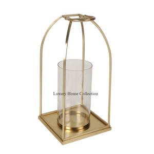 Fancy Hammered Design Tea <b>Light</b> Holder Large Size Decorative Round Shape Holder and Tabletop Jar Double <b>Shade</b> Pewter Casted - Product Image 5