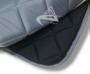 Selle de saut équestre pour chevaux Tapis de selle en coton style mode Tapis de selle gris pour chevaux - Product Image 2