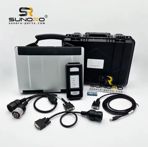 Outil de diagnostic pour excavatrice 27610402, détecteur de panne mécanique du moteur, adaptateur de communication équipé d'un ordinateur portable CF53 - Product Image 1