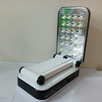 Lampe de bureau et de table LED SMD moderne rechargeable avec grande batterie, design pliable en ABS pour la maison, le bureau et la salle de lecture