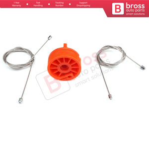 Juego de reparación de regulador de ventanilla eléctrica BWR5338 delantero derecho para 207 WA WC WK SW 2006 2015 5 puertas 9222W9 Bross Auto Parts - Product Image 5