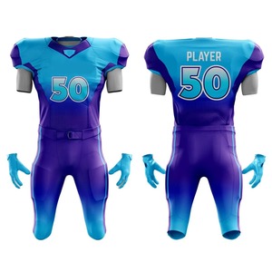 Uniforme de football américain de nouvelle équipe de conception supérieure Uniforme de football américain de conception personnalisée par sublimation 100% uniformes de football américain en polyester - Product Image 2