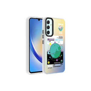 Coque personnalisée à motif pour Samsung Galaxy A24 NXXA Dragon, coque rigide, design planète, protection en silicone TPU - Product Image 1
