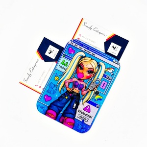 Somofy Enterprises New Design Acrylic Rectangle <b>Heart</b> <b>Shape</b> Eco-Friendly Eyelash <b>Box</b> Beauty Tool Packaging for Eyelash Extension - Product Image 5