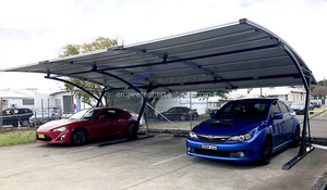 Abri de voiture en <span class=keywords><strong>aluminium</strong></span> pour <span class=keywords><strong>3</strong></span> <span class=keywords><strong>voitures</strong></span>, protection contre la pluie, rapide et facile à installer - Product Image 5