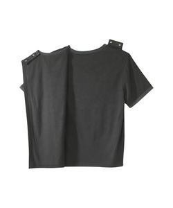 Adaptive Clothing Disabled Children Adult Post Surgery Recovery Shirt With Shoulder and Side <b>Snap</b> Open Access Chemo Port Shirts - Product Image 2