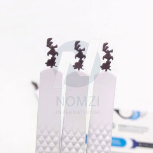 Ensemble de pinces à épiler pour extensions de cils en acier inoxydable de qualité professionnelle, à pointe pointue à 90 degrés, avec poignée en fibre diamantée, OEM/ODM - Product Image 6