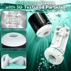 Многофункциональный мастурбатор <span class=keywords><strong>3</strong></span>-в-1 с ручкой: автоматическое всасывание, телескопический тренажер для пениса, карманная вагина, массажер для мужчин, интимные товары для взрослых - Product Image 4