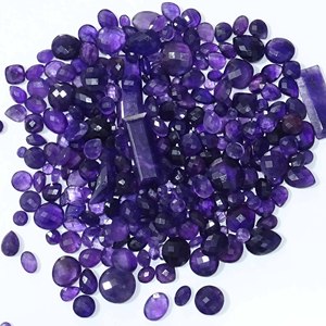 Gros Belle Améthyste Naturelle Cabochon Quartz Lâche Pierres Précieuses de Forme et de Taille Mixtes pour la Fabrication de Bijoux pour la Créativité! - Product Image 3