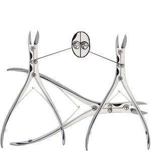 Medical Manual Stainless Steel Bone Cutting Forceps Best Quality New Design Bone <b>Cutter</b> Instrument <b>Safety</b> Forceps - Product Image 6