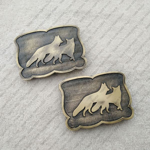 Bavarian Buckle Made Wolves in the Wild <b>Belt</b> Buckle Classic Cowboy <b>Cowgirl</b> Buckle TT-7610 - Product Image 1