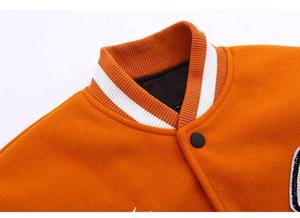 แจ็กเก็ตเบสบอลสำหรับผู้ชายเสื้อแจ็กเก็ตกันหนาวแบบลำลองปกตั้งมีหลายสี - Product Image 5