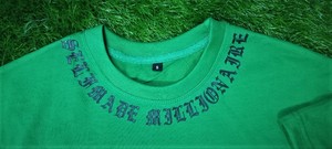 T-shirt d'été 100% coton de haute qualité pour homme T-shirt surdimensionné sérigraphié de couleur unie blanche - Product Image 5