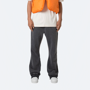 Pantalons de survêtement à impression personnalisée Pantalons de survêtement décontractés à jambe évasée et à cordon de serrage de haute qualité pour hommes - Product Image 1