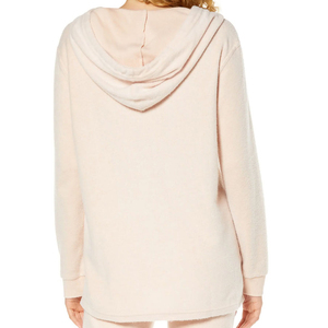Sweat à capuche oversize en coton pour femme, style décontracté d'hiver, avec col à capuche et logo frontal, style streetwear - Product Image 4