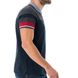 Vente en gros de t-shirts de sport pour hommes de haute qualité, en jersey uni, respirant, à séchage rapide, pour l'été, avec logo personnalisé, manches courtes, couleur contrastée - Product Image 5