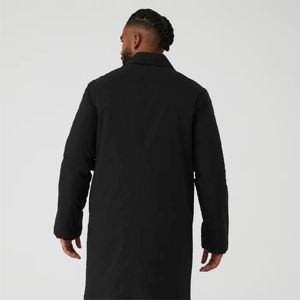 <b>Men's</b> Fashionable Slim-Fit Long Windproof and Water-Resistant Outerwear Lightweight Overcoat for Spring Fall and Winter - Product Image 6