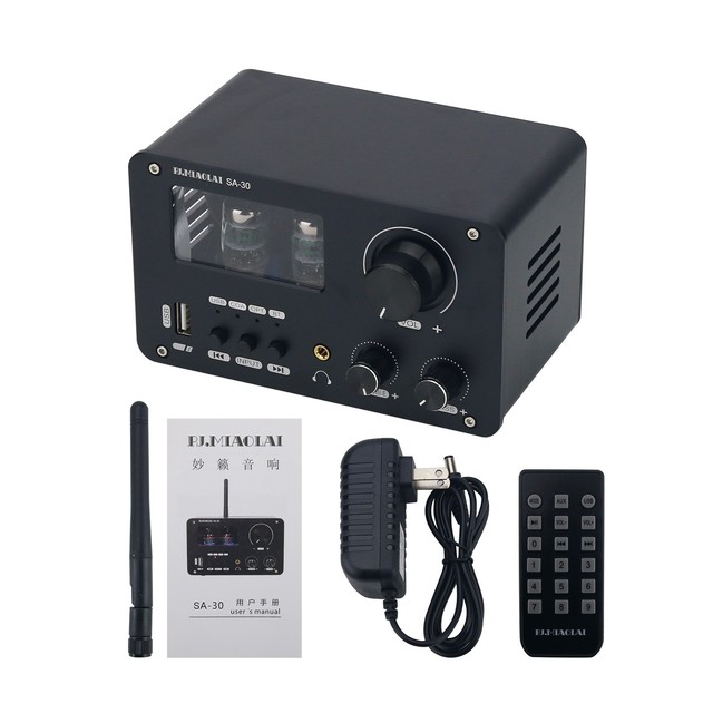 SA-30 Enthusiasts Level HiFi Audio Receiver Lossless Decoding GE5654 Electronic Tube Preamplifier DAC