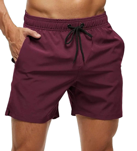 <b>Men's</b> Cotton <b>Shorts</b> with Embroidered Logo Customized Fitness Running Gym <b>Shorts</b> Breathable Casual Solid Pattern <b>Sweat</b> <b>Shorts</b> - Product Image 1