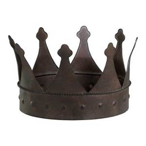 Couronne en métal Décoration royale et élégante Matériau de haute qualité Idéal pour la décoration de bureau à domicile et d'événement de luxe - Product Image 1