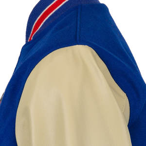 Béisbol manga de cuero estilo callejero abrigos letra bordada rompevientos Hip Hop suelta Casual lana Letterman chaquetas - Product Image 5