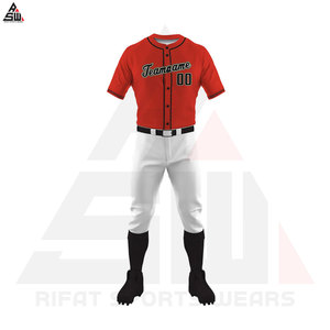 Nuevo diseño de moda 100% poliéster personalizado Unisex béisbol Jersey conjuntos de uniformes diseñe su propio uniforme de béisbol para la venta - Product Image 2