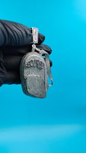 Elegante Colgante Hip Hop con Diamantes Moissanite VVS, Chapado en Oro sobre Plata 925, Diseño de Bolsa Personalizado a Precio de Mayoreo - Product Image 4