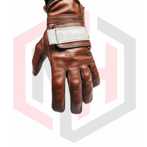 2025 Offre Spéciale cuir de vachette marron bâton gants de travail de soudage couture ignifuge 7 oz épaisseur 16 pouces longueur résistant à la déchirure - Product Image 2